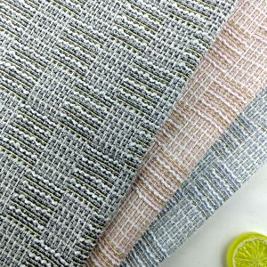 Chine fabricant en gros vérifier la conception 100% polyester tissé tweed <span class=keywords><strong>tissu</strong></span> pour pardessus femme - Product Image 2