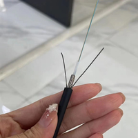 Câbles à fibres optiques monomodes 2-24 fibres avec gaine PE, certifiés ISO9001/CE/RoHS, type GYXTW, pour extérieur aérien, fabriqués en usine