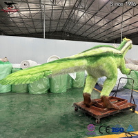 Modèle de dinosaure Khansaurus grandeur nature mécanique - Réplique réaliste pour parc d'attractions