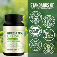 Extrait de thé vert 1000mg Complément alimentaire 3X Force Antioxydant EGCG Boost d'énergie Sans OGM Sans gluten 120