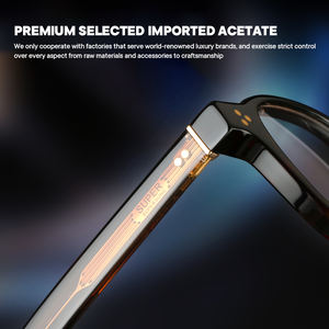 Montures de lunettes Saint Van Gogh au meilleur prix, élégantes en acétate, design rétro unisexe pour la correction de la myopie, lunettes de vue haut de gamme pour femmes - Product Image 4