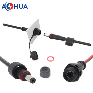 Métal M12 Mâle Femelle <span class=keywords><strong>Circulaire</strong></span> 2 3 4 <span class=keywords><strong>5</strong></span> 6 8 Broches Étanche IP65 24AWG 22AWG 20AWG 18AWG Connecteur de Fil - Product Image 1