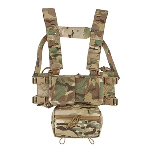 กระเป๋า MK4 Micro Gear Chest Rig สำหรับใส่แม็กกาซีน 5.56 พร้อมช่องใส่แผ่นเกราะ  แบบ Chaleco Tactico ลายพราง สำหรับการรบระยะใกล้ - Product Image 5