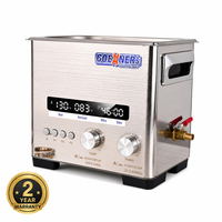 Nettoyeur à ultrasons compact industriel multi-capacités 2/3/6/15/22L, numérique, pour laboratoire, PCB, moteur automobile, dentaire, médical