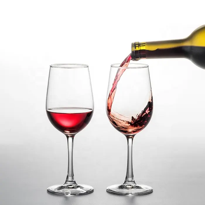 En gros OEM conception stock cabernet sauvignon 415ml crystaled verre verre à vin