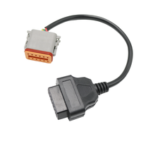 Cable Adaptador de Diagnóstico PC-8, Arnés de Comunicación OBD para Excavadoras, Compatible con Komatsu