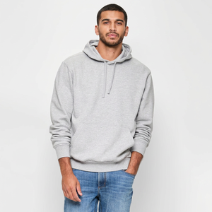 Sweat à capuche beige pour homme avec fermeture éclair sur le devant, broderie/impression personnalisée pour les commandes en gros - Matière Spandex/Coton, conception de logo personnalisée - Product Image 1