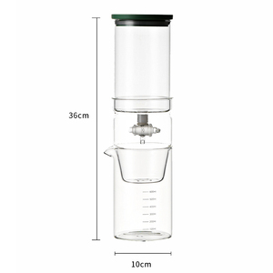 600ml Có Thể Điều Chỉnh Lưu Lượng Nước Mịn Nhỏ Giọt Lạnh Brew Cà Phê Nhà Sản Xuất Chiết Xuất Sản Xuất Pha Chậm Cà Phê Đá Nhỏ Giọt Với Chia Sẻ Nồi - Product Image 3