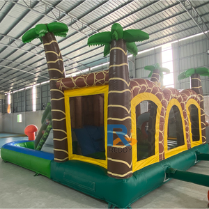 Castillo Inflable con Tobogán para Niños, Casa de Brinco con Tobogán para Parque de Diversiones, Juegos de Castillo Inflable para Niños - Product Image 5