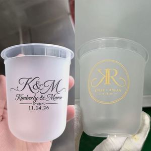 Gobelet en plastique transparent givré de 16 oz (500 ml), jetable, très vendu, différentes tailles, gobelets en PP moulés par injection, pour mariage - Product Image 4