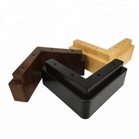 Pieds de meubles en plastique ABS en forme de L - Vente chaude - Design moderne de haute qualité pour canapé, salon et usage extérieur