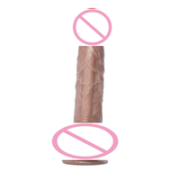Dildos réalistes, gros et solides, jouet sexuel en caoutchouc, pénis en caoutchouc