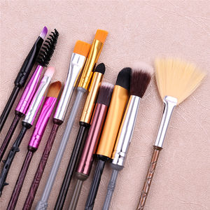Ensemble de pinceaux de maquillage professionnels, en métal, toutes les personnages du jeu de sucreries fantastique, idéal pour jouer au Cosplay, 11 pièces - Product Image 2