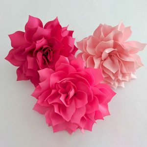 Collar de Perro de Nailon Sólido de Lujo Personalizado, Color Rosa, con Flor de Loto Grande, Diseño de San Valentín, Liberación Rápida, Ajustable - Product Image 1