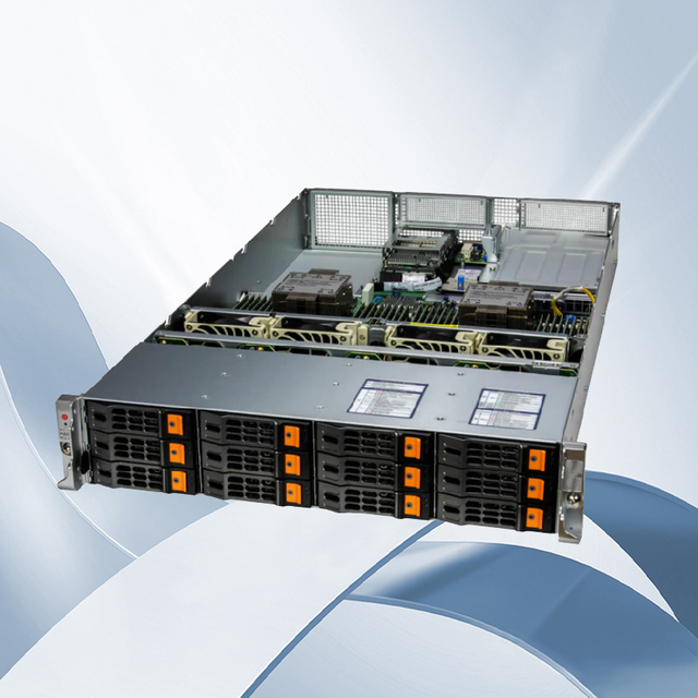 SYS-621H-TN12R 2U Dual Socket Server with 32 DDR5 DIMM Slots Supporting up to 8TB Memory for HCI and Cloud Computing