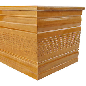 Tùy chỉnh phong cách Châu Âu rắn paulownia gỗ Quan tài tùy chỉnh thiết kế cho người lớn tang lễ Nguồn cung cấp-Bán buôn các nhà sản xuất - Product Image 3