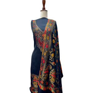 Costumes Jacquard Jamawar pour femmes, vêtements traditionnels de luxe, design tissé sur mesure, tenue 3 pièces, fabricant OEM ODM à marque privée - Product Image 2