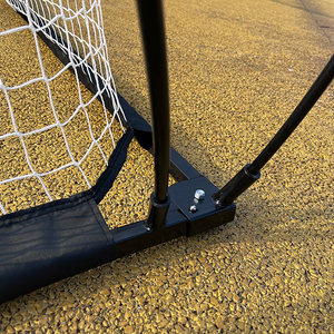 24x8ft kích thước đầy đủ ống thép bền NET mang túi với bánh xe di động và có thể gập lại bóng đá Mục tiêu - Product Image 2