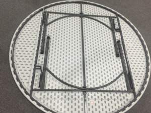 Table de banquet ronde pliante bon marché à louer pour événement de mariage - Product Image 5