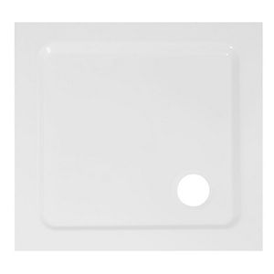 Plato de Ducha Cuadrado Plano de Tecnopolímero Mr. Flat, 80x80 cm, Altura 3 cm, Tipo Acrílico - Product Image 1