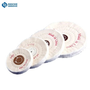 DNSCHIE <span class=keywords><strong>Dnx</strong></span> ขายดี ล้อขัดผ้าฝ้ายขนาด 5 นิ้ว 6 นิ้ว สำหรับขัดเงาและขัดผิว OEM ความแข็งปานกลาง หนา 12 มม. - Product Image 4