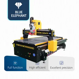 İtalya'da satılık hava soğutma mili ile yüksek seviye ağaç İşleme cnc makinesi otomatik 1325 1530 kontrplak mdf kesme router