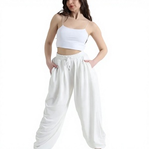 Pantalon de sport pour femme 2026 EVER GLOW, modèle personnalisé pour la jambe droite, en polaire polyester/coton respirant et écologique, séchage rapide, vente en gros - Product Image 1