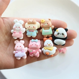 <span class=keywords><strong>Venta</strong></span> Caliente de Adornos de Resina con Forma de Animales de Dibujos Animados, Panda y <span class=keywords><strong>Patitos</strong></span> de Resina, para Decoración de Fundas de Teléfono - Product Image 3