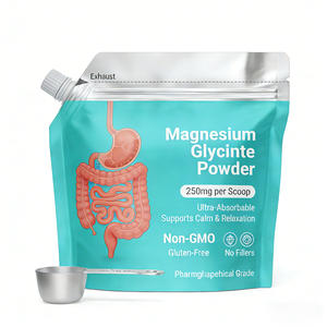 Cápsulas de Glicinato de Magnesio de Alta Pureza, Bioactivas, Formulaciones Personalizadas, Fabricación de Marca Privada, COA, ISO, Certificación Orgánica - Product Image 3