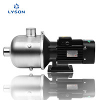 Pompe centrifuge horizontale multi-étages en acier inoxydable et fonte, certifiée ISO9001, pour l'alimentation en eau haute pression
