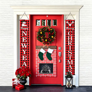 Drapeau de porte en polyester résistant aux intempéries 30x180cm, le plus populaire, avec <span class=keywords><strong>citrouille</strong></span> et feuilles d'automne pour la décoration extérieure de la véranda, thème Joyeux Thanksgiving - Product Image 3