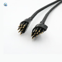 Connecteur moulé en caoutchouc Multi Core Split 24pin Subcon Underwater Electric Connector ROV Deep Water Connector