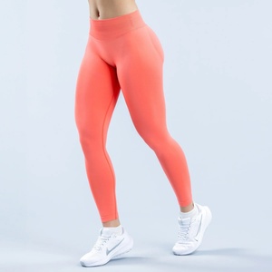 Leggings de yoga sans couture taille basse rehausseurs de fessiers avec logo personnalisé – Vêtements de sport de haute qualité pour la gym et le fitness – Grande vente - Product Image 6