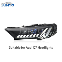 Système d'éclairage automobile Junyo pour Audi Q7 2020-2023, phares à LED matriciels haut de gamme améliorés, feux de jour