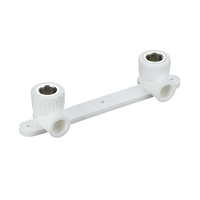 LK201 raccord de tuyau d'eau en plastique PN25 taille 20-3/4 Double coude tuyau tpr 90 degrés coude raccords de plomberie
