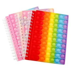 Fidget Spiraalvormige Notebook Stress Reliëf Briefpapier Voor Schoolkantoor Kinderen Cadeau (A5, 80 Vellen)