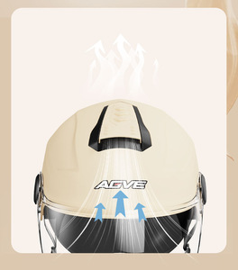 Bảo vệ cảnh báo Mũ bảo hiểm đi xe đạp Mũ bảo hiểm người đàn ông phụ nữ Mũ bảo hiểm với vành đai bảo vệ mũ cứng đường - Product Image 2