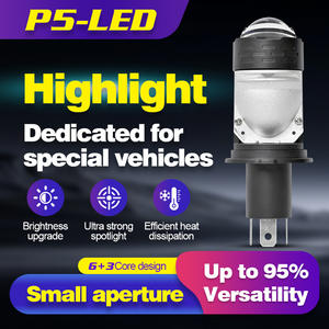 H4สปอตไลท์รถจักรยานยนต์100W F7 P5ใหม่ตรงแบบปลั๊กอินเลนส์ฟิชอายสี6000K สำหรับรถยนต์ <span class=keywords><strong>VW</strong></span> รถยนต์ขนาด55W - Product Image 2