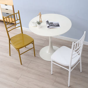 Cadeiras Chiavari de Aço com Almofadas de Espuma de Memória, Design Durável em Peça Única, Amostra Disponível, Cadeira para Casamento, Banquete Comercial e Parque - Product Image 2