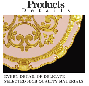 2023 New Design Flower Ceramic Plates <b>Dinnerware</b> Set for Wedding Rentals - Product Image 6