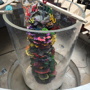 ถังปลาแก้วไฟเบอร์กลาสขนาดใหญ่หลังคาตู้<span class=keywords><strong>ปลา</strong></span>แบบโมเดิร์นออกแบบได้ตามต้องการ - Product Image 1