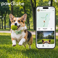 Caméra de suivi d'animaux de compagnie intelligente 7,2 x 4,5 x 3 cm 100g ABS IP66 GPS Beidou LBS 1100mAh 1080P FCC CE ROHS pour chiens et chats