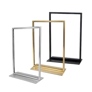 Tùy chỉnh thép không gỉ đơn chủ bán buôn khách sạn quảng cáo Thiết kế bảng hiển thị Máy tính để bàn đứng - Product Image 6