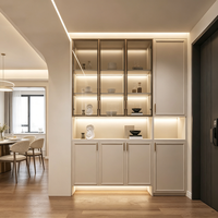 Meuble à chaussures en bois entièrement personnalisable, durable, moderne, facile à assembler, design modulaire pour appartement, maison, meubles de salle à manger, rangement de chaussures