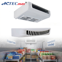 Unité de congélation pour camion électrique de livraison de denrées surgelées, unité de réfrigération de transport 2200W à entraînement CC R404a pour fourgonnette BEV