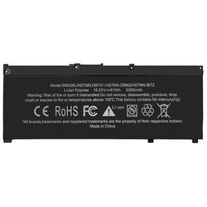 Batterie rechargeable <span class=keywords><strong>SR03XL</strong></span> pour HP Gaming Pavilion POWER 15 Omen15 17 15-CX0058WM HSTNN-IB8L HSTNN-DB8Q L08934-1B1 L08855-855 - Product Image 1