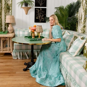 Plateau de service rectangulaire en bois laqué artisanal de haute qualité, écologique et décoratif pour la restauration, les hôtels et les restaurants - Product Image 5