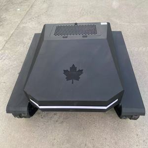 Tondeuse à gazon radiocommandée, largeur de coupe 900 mm |   Tondeuse à gazon télécommandée sur chenilles pour terrains accidentés - Product Image 1