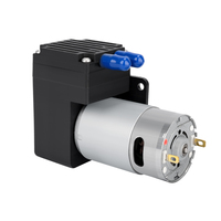 Pompe à air à diaphragme miniature à faible pression DC HCKG -70-80kpa 8-16L/min Micro pompe à vide à diaphragme