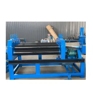 Rolling plate flattening machine Processing customized electric diamond screen rubber shaft five roller flattening machine